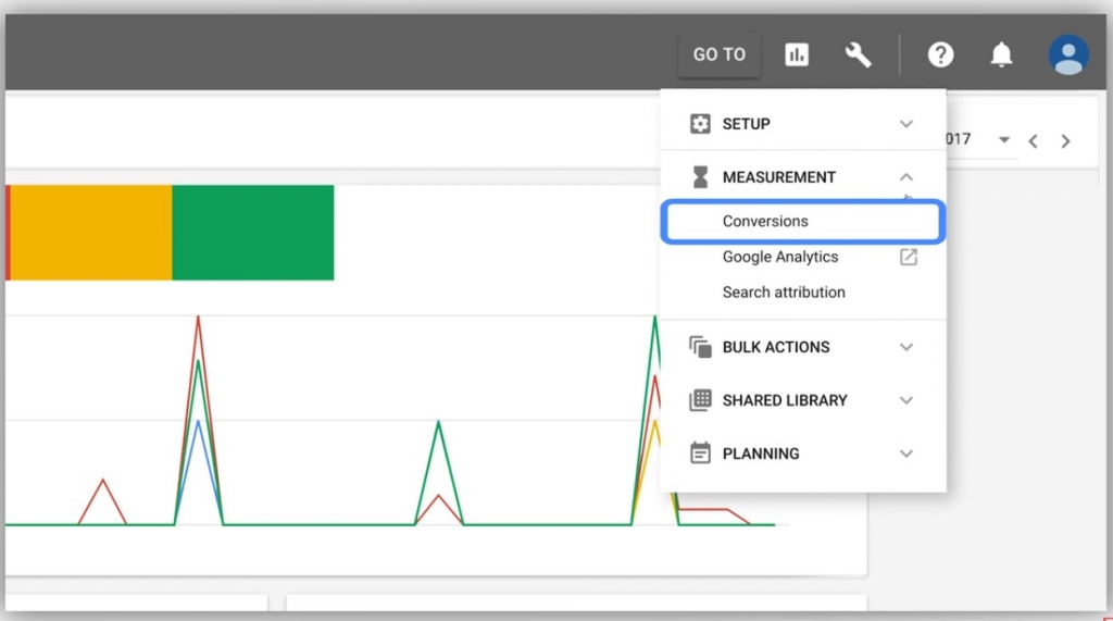 Google Adwords conversion tracker