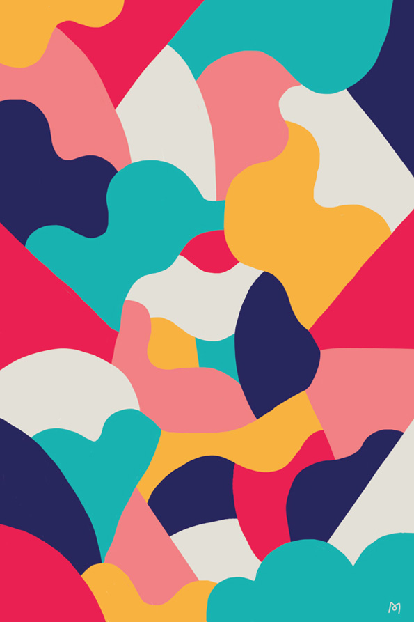 graphic design patterns- multicolored patterns