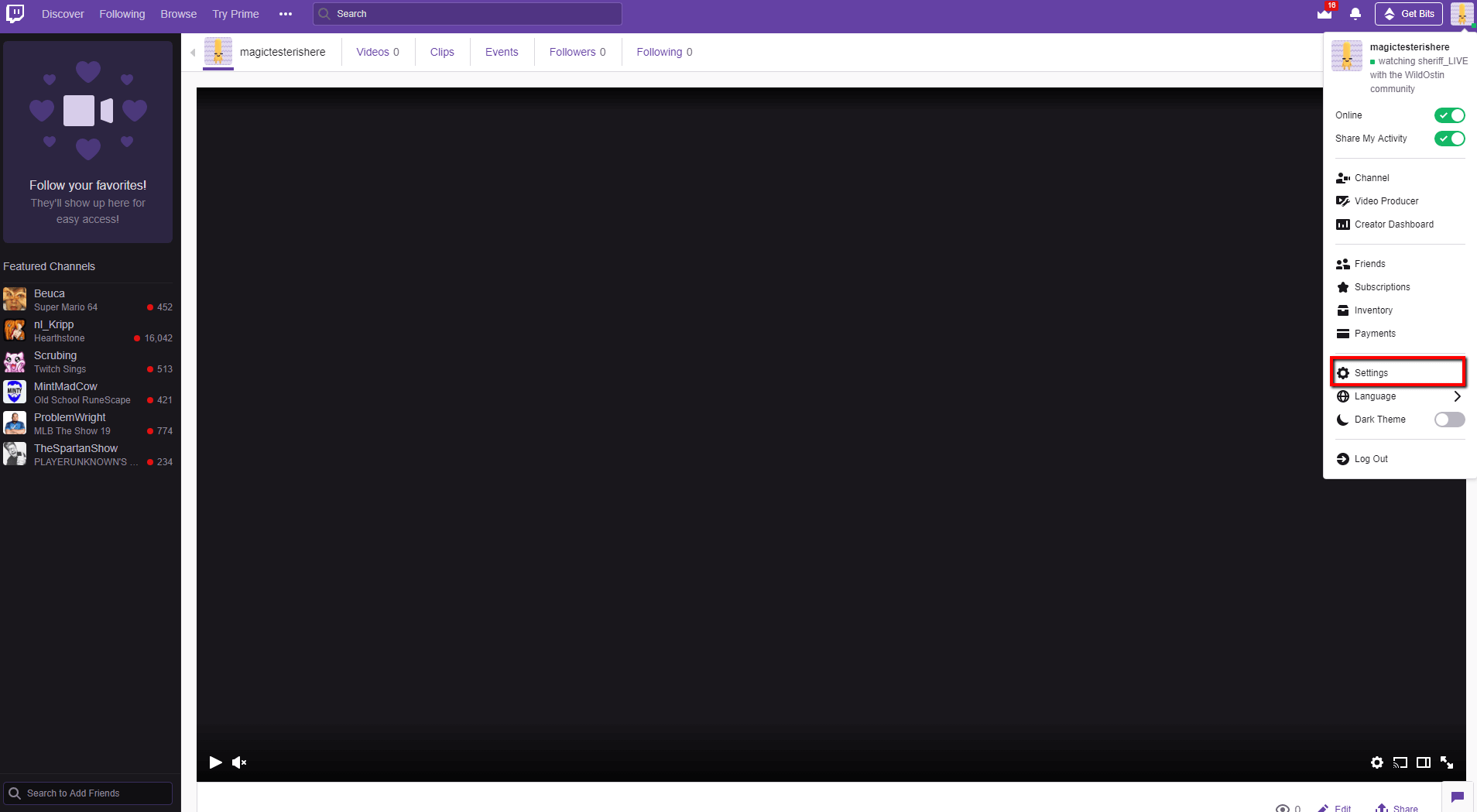 how to add a banner on twitch - step 1 how to add a banner on twitch - step 1