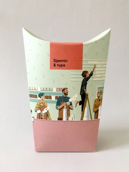 Cafe Muted Color Scheme Example