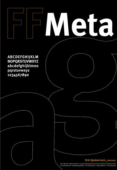 meta font